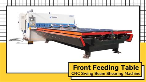 CNC Swing Beam Shearing Machine with Front 